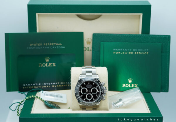 Rolex 116500LN COSMOGRAPH DAYTONA STEEL CERAMIC BEZEL BLACK DIAL 2023 FULL SET - Image 2
