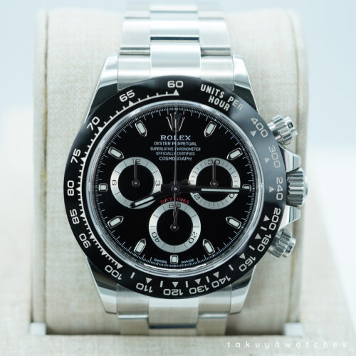 Rolex 116500LN COSMOGRAPH DAYTONA STEEL CERAMIC BEZEL BLACK DIAL 2023 FULL SET