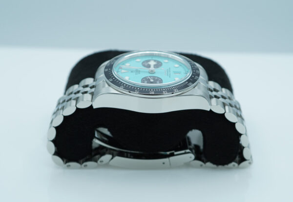 BRAND NEW Tudor 79360N BLACK BAY CHRONOGRAPH FLAMINGO BLUE DIAL 2025 FULL SET - Image 4
