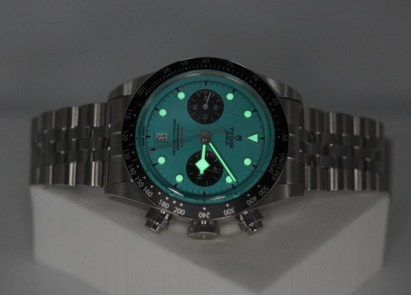 BRAND NEW Tudor 79360N BLACK BAY CHRONOGRAPH FLAMINGO BLUE DIAL 2025 FULL SET - Image 11