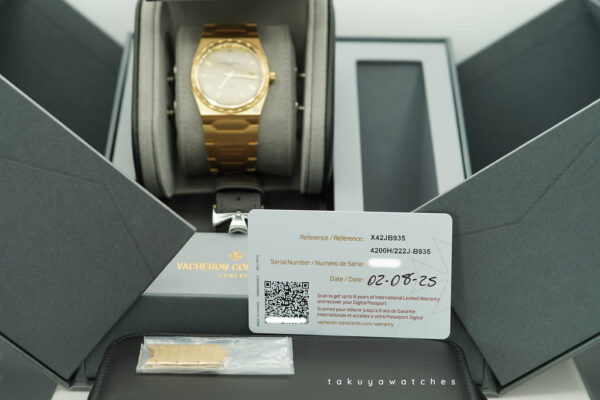 Vacheron CONSTANTIN 222 HISTORIQUES 18K YELLOW GOLD 4200H 2025 FULL SET - Image 2