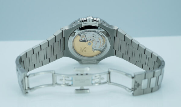 Patek PHILIPPE 5726 NAUTILUS ANNUAL CALENDAR MOONPHASE BLUE DIAL 2023 FULL SET - Image 7