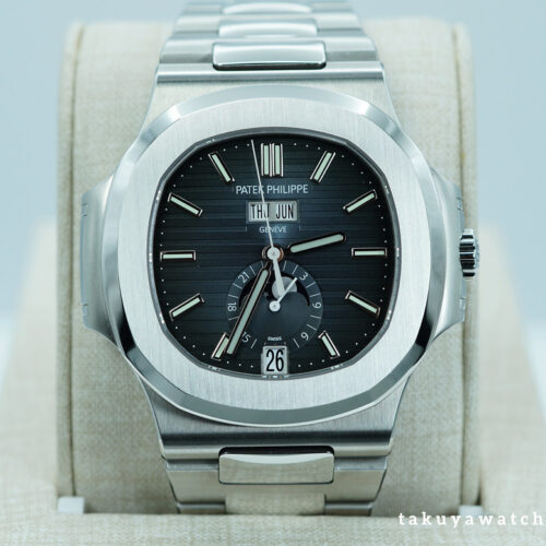 Patek PHILIPPE 5726 NAUTILUS ANNUAL CALENDAR MOONPHASE BLUE DIAL 2023 FULL SET