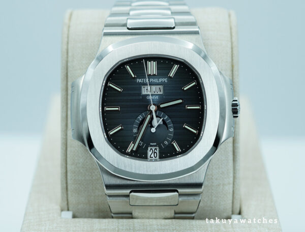 Patek PHILIPPE 5726 NAUTILUS ANNUAL CALENDAR MOONPHASE BLUE DIAL 2023 FULL SET
