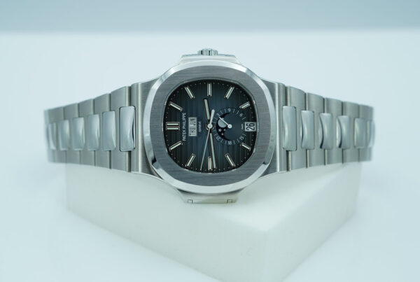 Patek PHILIPPE 5726 NAUTILUS ANNUAL CALENDAR MOONPHASE BLUE DIAL 2023 FULL SET - Image 10