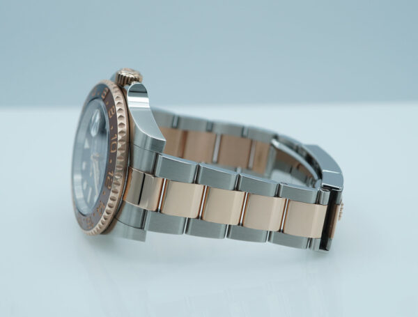 Rolex 126711CHNR GMT MASTER II ROOTBEER ROSE GOLD STEEL 2024 WARRANTY FULL SET - Image 6