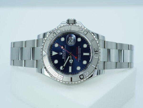 Rolex 126622 YACHTMASTER PLATINUM BEZEL BLUE DIAL 2021 WARRANTY FULL SET - Image 10
