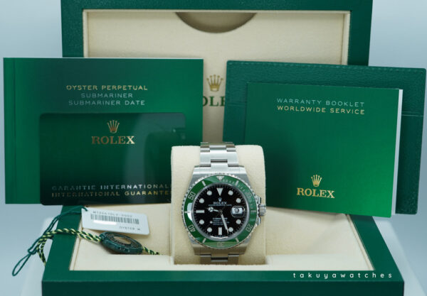 Rolex 126610LV SUBMARINER 41 GREEN MARK 2 BEZEL BLACK DIAL 2024 FULL SET - Image 2