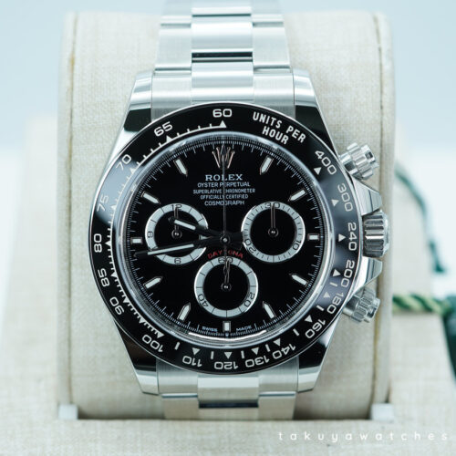 BRAND NEW Rolex 126500LN DAYTONA STAINLESS STEEL BLACK DIAL NEW MODEL 2025 FULL SET