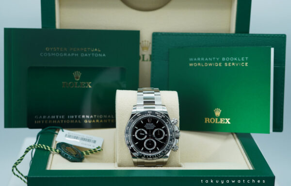 Rolex 126500LN DAYTONA STAINLESS STEEL BLACK DIAL NEW MODEL 2024 WARRANTY FULL SET - Image 2