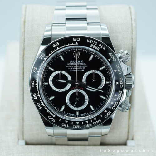 Rolex 126500LN DAYTONA STAINLESS STEEL BLACK DIAL NEW MODEL 2024 WARRANTY FULL SET