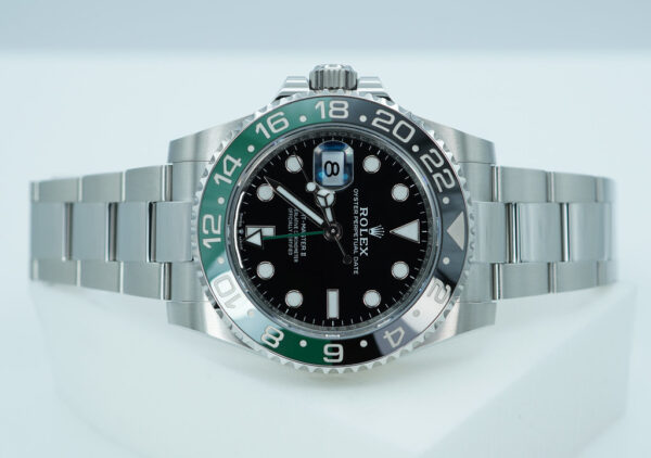 Rolex 126720VTNR GMT MASTER 2 LEFTY SPRITE GREEN BLACK BEZEL OYSTER 2023 FULL SET - Image 10