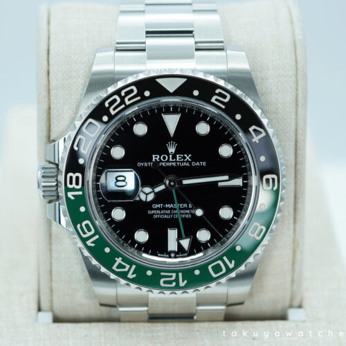 Rolex 126720VTNR GMT MASTER 2 LEFTY SPRITE GREEN BLACK BEZEL OYSTER 2023 FULL SET