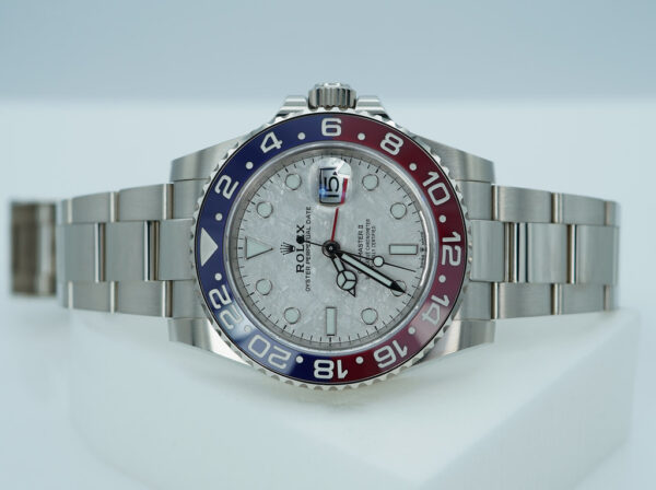 Rolex 126719BLRO GMT MASTER 2 WHITE GOLD PEPSI METEORITE DIAL 2021 WARRANTY FULL SET - Image 10