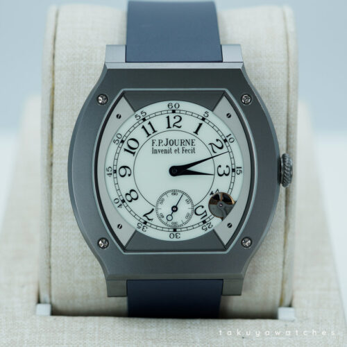F.P. Journe ELEGANTE 48 TITALYT WHITE DIAL 2020 DISCONTINUED COMPLETE SET