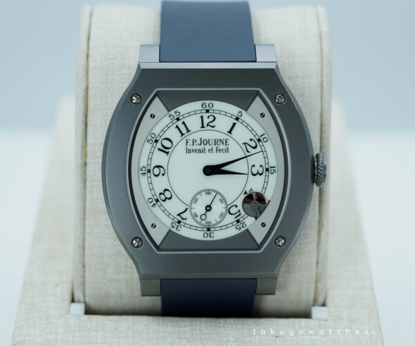 F.P. Journe ELEGANTE 48 TITALYT WHITE DIAL 2020 DISCONTINUED COMPLETE SET