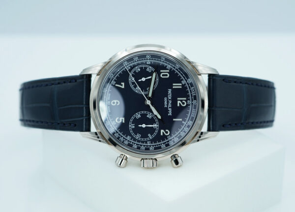 Patek PHILIPPE 5172G CHRONOGRAPH 18K WHITE GOLD BLUE DIAL FULL SET - Image 9