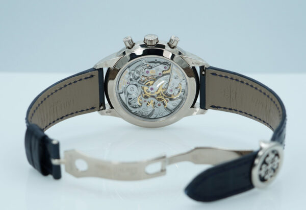 Patek PHILIPPE 5172G CHRONOGRAPH 18K WHITE GOLD BLUE DIAL FULL SET - Image 8