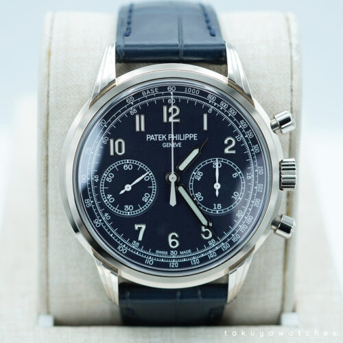 Patek PHILIPPE 5172G CHRONOGRAPH 18K WHITE GOLD BLUE DIAL FULL SET
