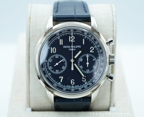 Patek PHILIPPE 5172G CHRONOGRAPH 18K WHITE GOLD BLUE DIAL FULL SET