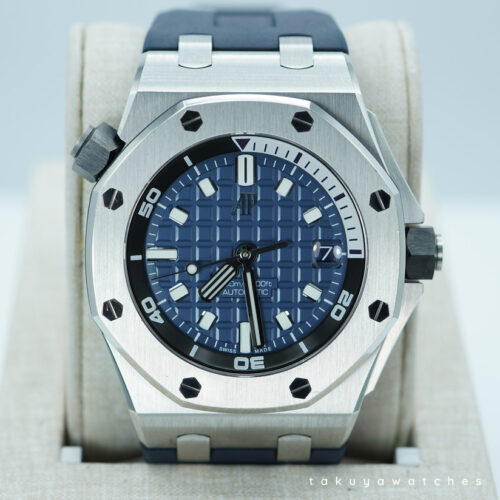 Audemars PIGUET ROYAL OAK OFFSHORE DIVER 15720ST BLUE DIAL 2023 WARRANTY FULL SET