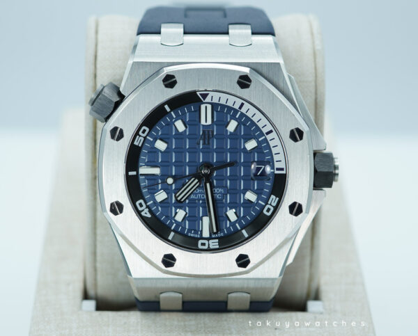 Audemars PIGUET ROYAL OAK OFFSHORE DIVER 15720ST BLUE DIAL 2023 WARRANTY FULL SET