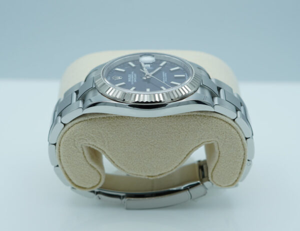 Rolex 126334 DATEJUST 41 FLUTED BEZEL BLUE STICK DIAL OYSTER 2024 FULL SET - Image 3