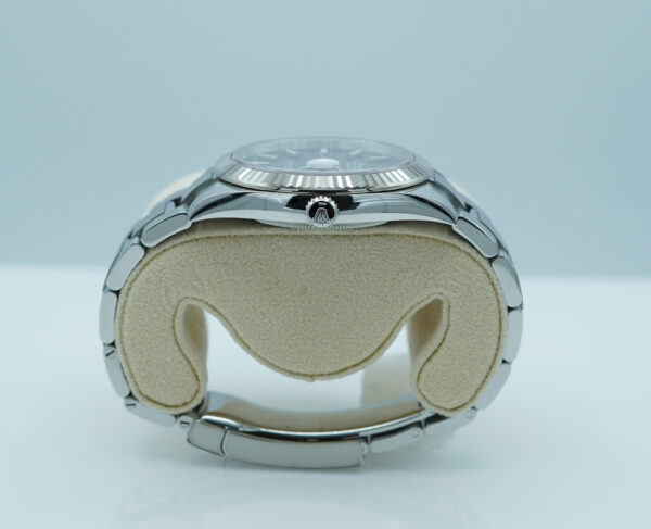 Rolex 126334 DATEJUST 41 FLUTED BEZEL BLUE STICK DIAL OYSTER 2024 FULL SET - Image 4