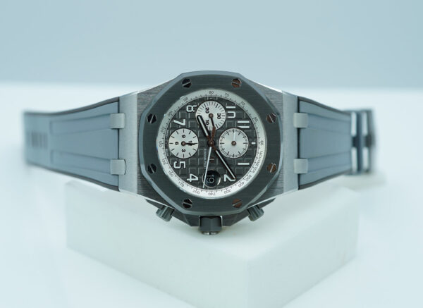 Audemars PIGUET ROYAL OAK OFFSHORE GHOST TITANIUM GREY CERAMIC 26470IO FULL SET - Image 9