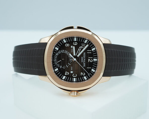 Patek PHILIPPE 5164R ROSE GOLD AQUANAUT TRAVEL TIME 2024 NEW MOVEMENT FULL SET - Image 9