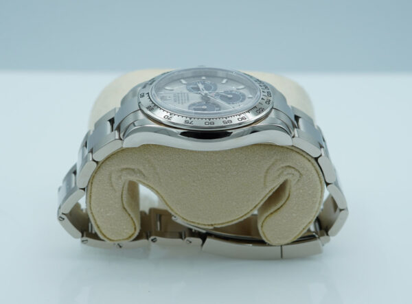 Rolex 116509 COSMOGRAPH DAYTONA WHITE GOLD SILVER DIAL 2022 WARRANTY FULL SET - Image 3