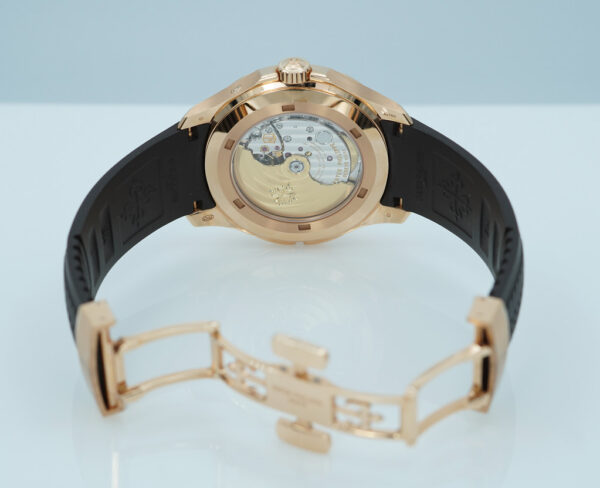 Patek PHILIPPE 5164R ROSE GOLD AQUANAUT TRAVEL TIME 2024 NEW MOVEMENT FULL SET - Image 8