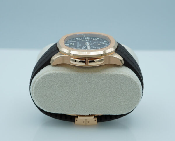 Patek PHILIPPE 5164R ROSE GOLD AQUANAUT TRAVEL TIME 2024 NEW MOVEMENT FULL SET - Image 4