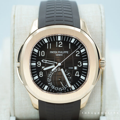 Patek PHILIPPE 5164R ROSE GOLD AQUANAUT TRAVEL TIME 2024 NEW MOVEMENT FULL SET