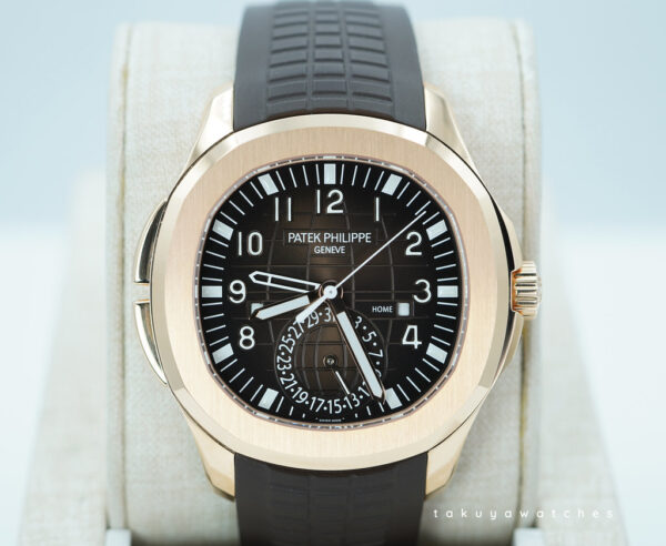 Patek PHILIPPE 5164R ROSE GOLD AQUANAUT TRAVEL TIME 2024 NEW MOVEMENT FULL SET