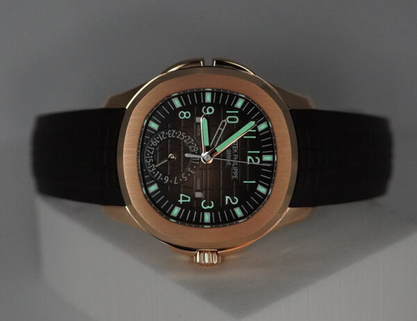 Patek PHILIPPE 5164R ROSE GOLD AQUANAUT TRAVEL TIME 2024 NEW MOVEMENT FULL SET - Image 11