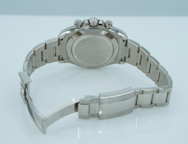 Rolex 116509 COSMOGRAPH DAYTONA WHITE GOLD SILVER DIAL 2022 WARRANTY FULL SET - Image 8