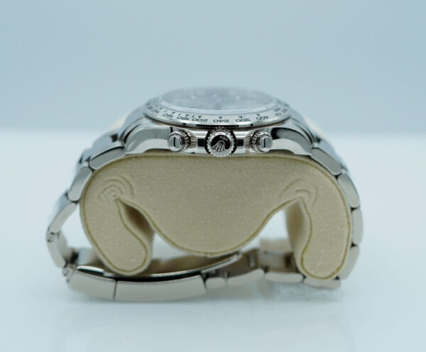 Rolex 116509 COSMOGRAPH DAYTONA WHITE GOLD SILVER DIAL 2022 WARRANTY FULL SET - Image 4