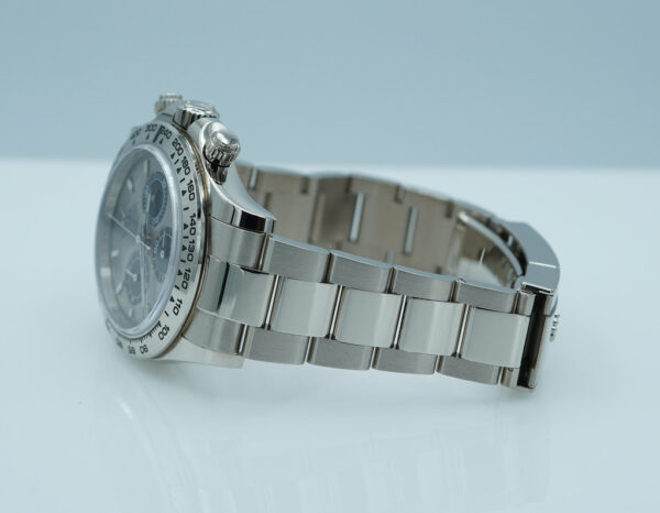 Rolex 116509 COSMOGRAPH DAYTONA WHITE GOLD SILVER DIAL 2022 WARRANTY FULL SET - Image 5
