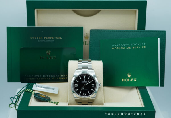 Rolex 224270 EXPLORER FULL LUME DIAL NEW MODEL 40MM 2023 WARRANTY FULL SET - Image 2