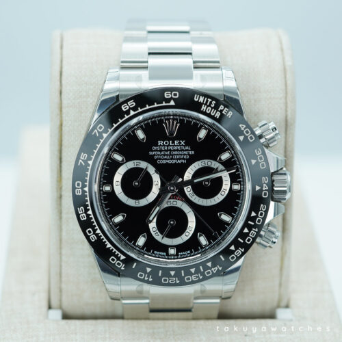 BRAND NEW Rolex 116500LN COSMOGRAPH DAYTONA STEEL CERAMIC BLACK DIAL STICKERS FULL SET