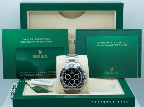 BRAND NEW Rolex 116500LN COSMOGRAPH DAYTONA STEEL CERAMIC BLACK DIAL STICKERS FULL SET - Image 2