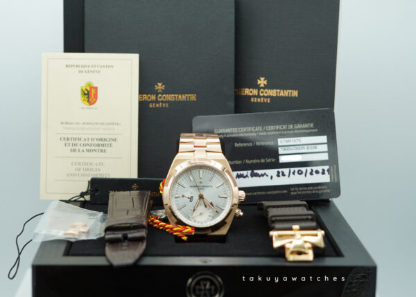 Vacheron CONSTANTIN OVERSEAS DUAL TIME 7900V ROSE GOLD BRACELET FULL SET - Image 2