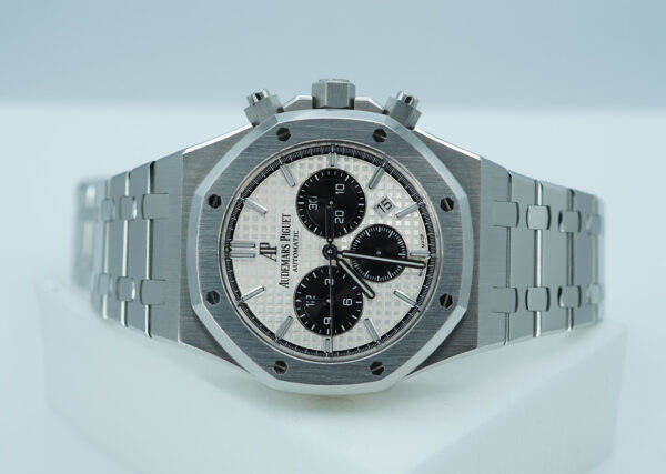 Audemars PIGUET ROYAL OAK CHRONOGRAPH WHITE PANDA DIAL 26331ST FULL SET - Image 10