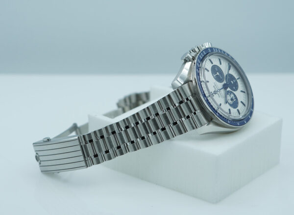 Omega SPEEDMASTER SILVER SNOOPY AWARD 50TH ANNIVERSARY EXTRA 3861 BRACELET FULL SET - Image 6