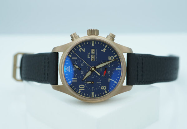 IWC IW388109 PILOT CHRONOGRAPH BRONZE BLUE DIAL 41MM 2022 WARRANTY FULL SET - Image 12