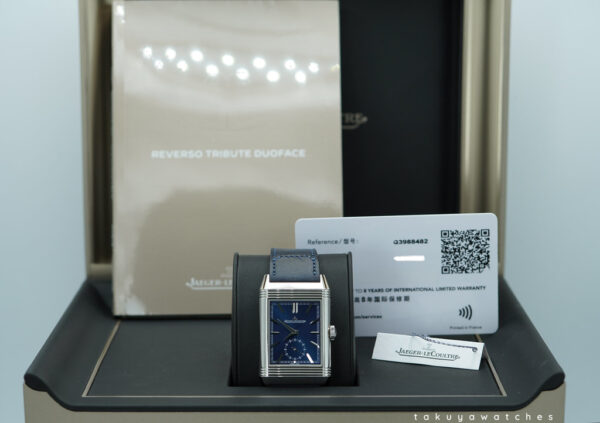 Jaeger-LeCoultre REVERSO TRIBUTE DUOFACE Q3988482 2022 WARRANTY FULL SET - Image 2