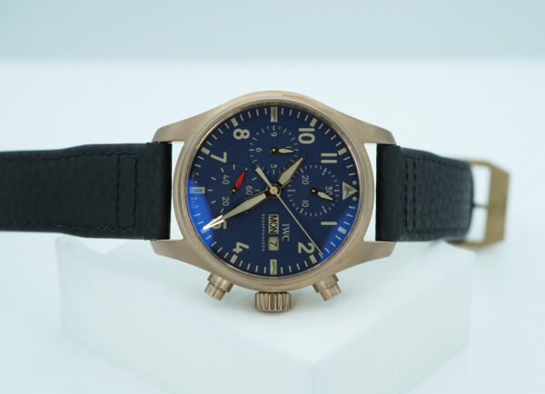 IWC IW388109 PILOT CHRONOGRAPH BRONZE BLUE DIAL 41MM 2022 WARRANTY FULL SET - Image 11