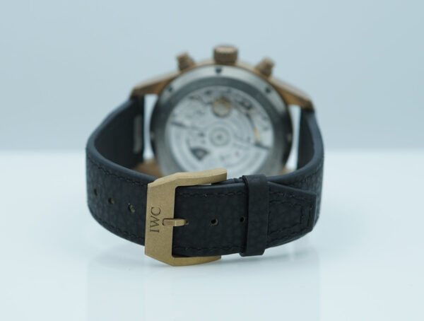 IWC IW388109 PILOT CHRONOGRAPH BRONZE BLUE DIAL 41MM 2022 WARRANTY FULL SET - Image 9