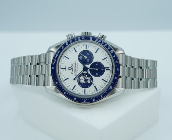 Omega SPEEDMASTER SILVER SNOOPY AWARD 50TH ANNIVERSARY EXTRA 3861 BRACELET FULL SET - Image 10